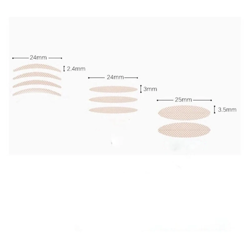 wholesale 600 PCS Lace Double Eyelid Patch Plum Blossom Type Invisible Eye Patch Roll Self-Adhesive Olive Type Delivery Tool