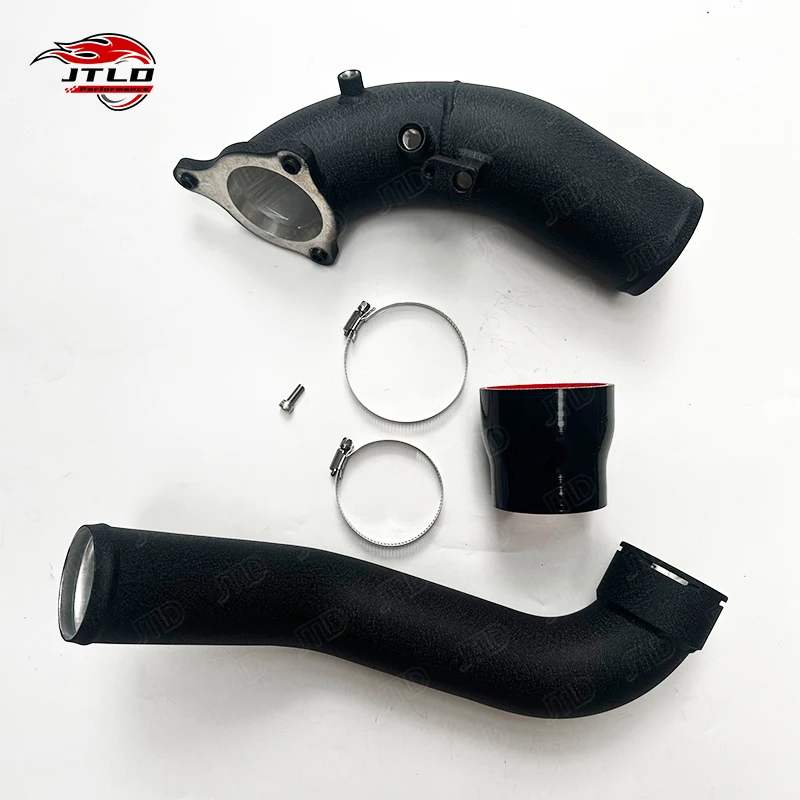 Sistem Pipa Intake Udara Dingin Aluminium JTLD untuk BMW G20 B58 3.0T A90 Supra B58 Gen1, Kit Filter Pipa Pengisian