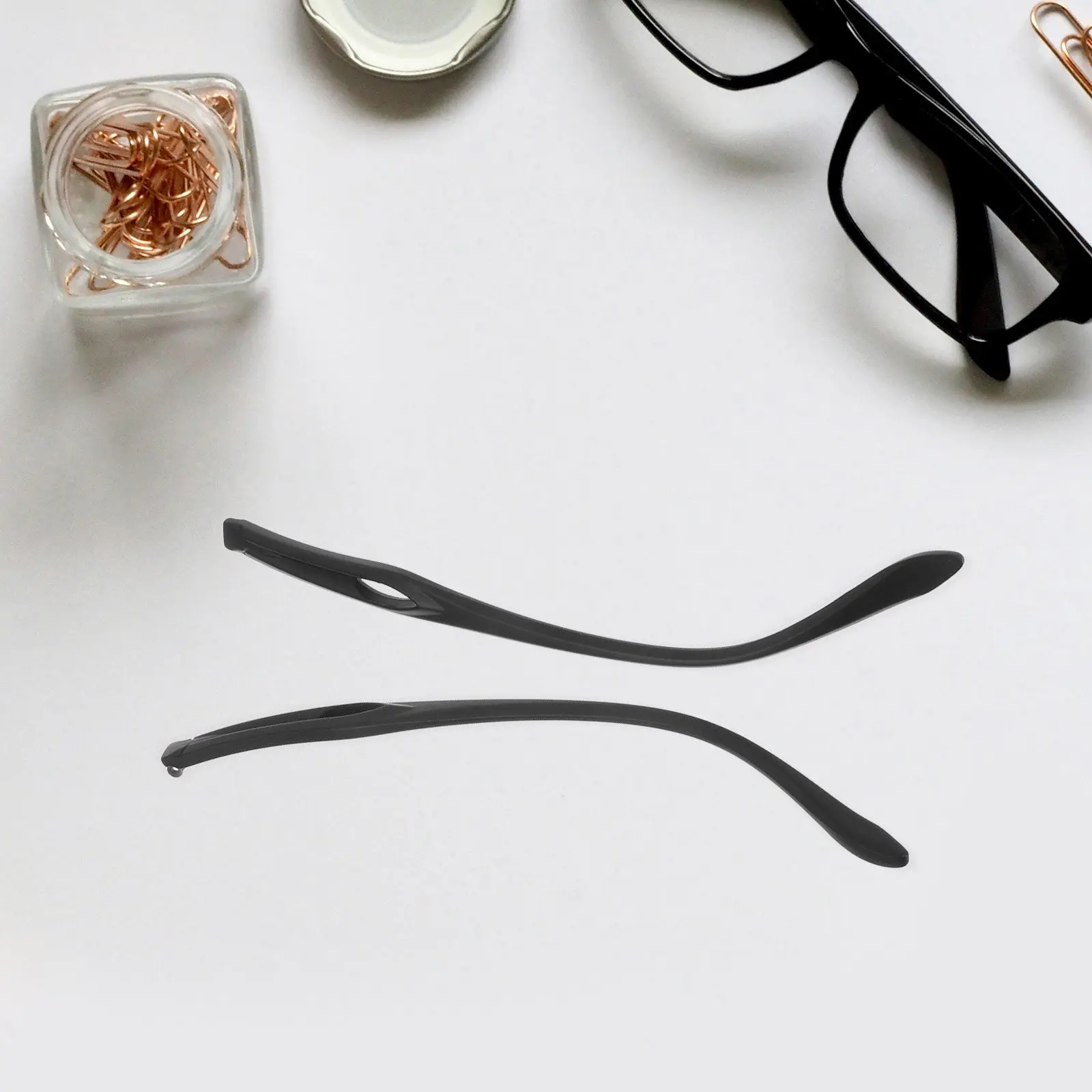 

1 пара сменных дужек для очков из TR90: удобные, стильные, обтекаемый дизайн, универсальные, для ремонта оправ