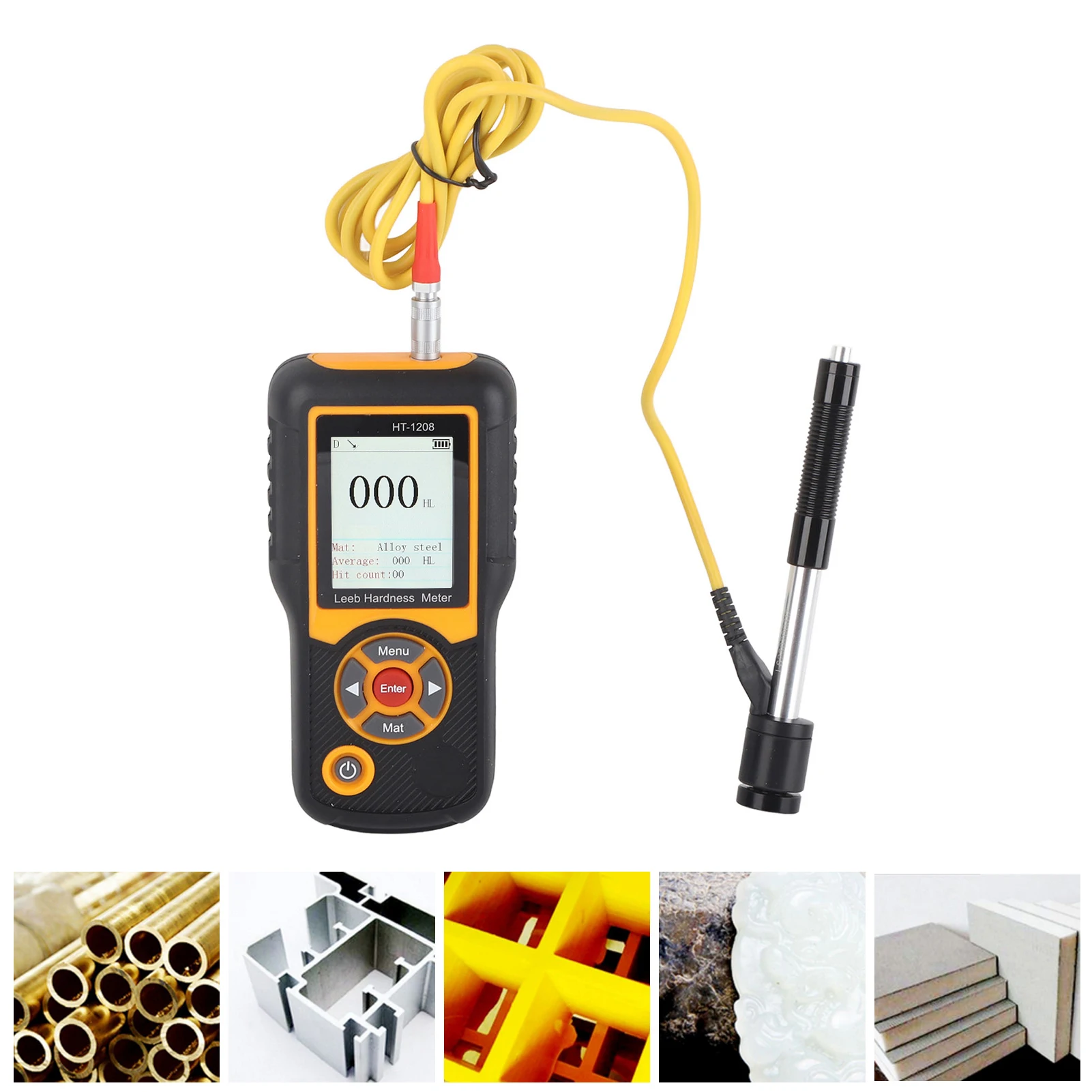 เครื่องทดสอบความแข็งแบบดิจิตอล เครื่องทดสอบความแข็งแบบดิจิตอล เครื่องวัดความแข็งแบบดิจิตอล ABS ความแม่นยำสูง พร้อมหน้าจอสี