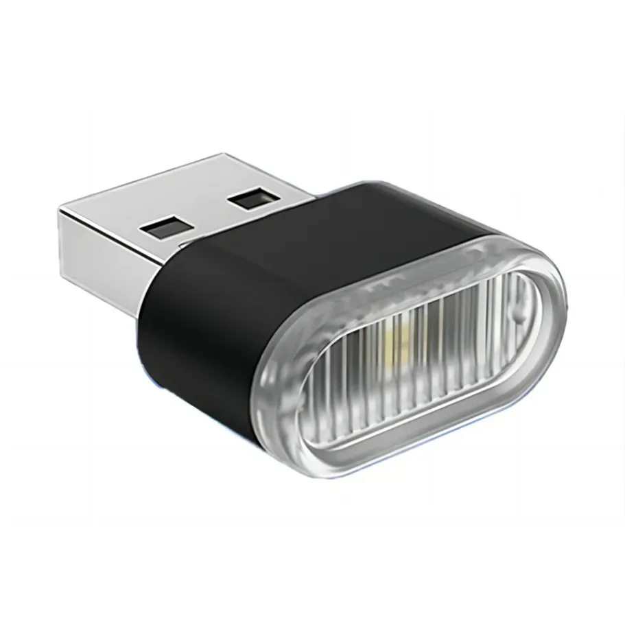 Mini USB LED Atmosphere Lights Car Interior Neon Decorative Lamp Car Emergency Lighting Universal PC Portable Plug and Play