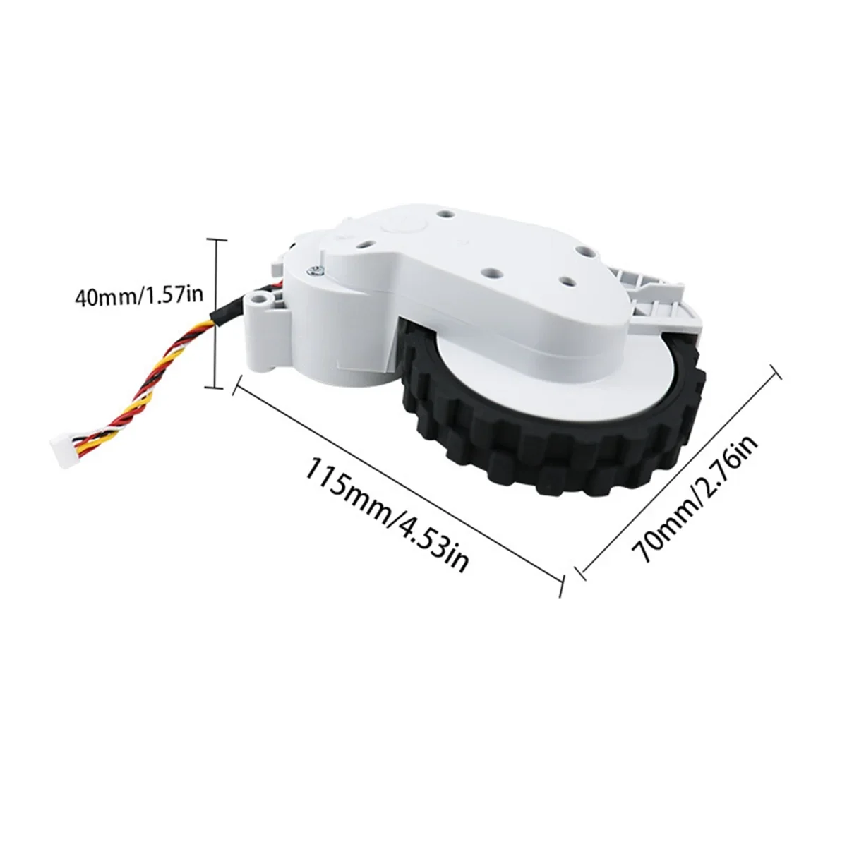 WZ-New For Xiaomi E10/ B112/ E12/ C103/Mijia 3C Enhanced Version Robot Vacuum Cleaner Replacement Parts Left and Right Wheels
