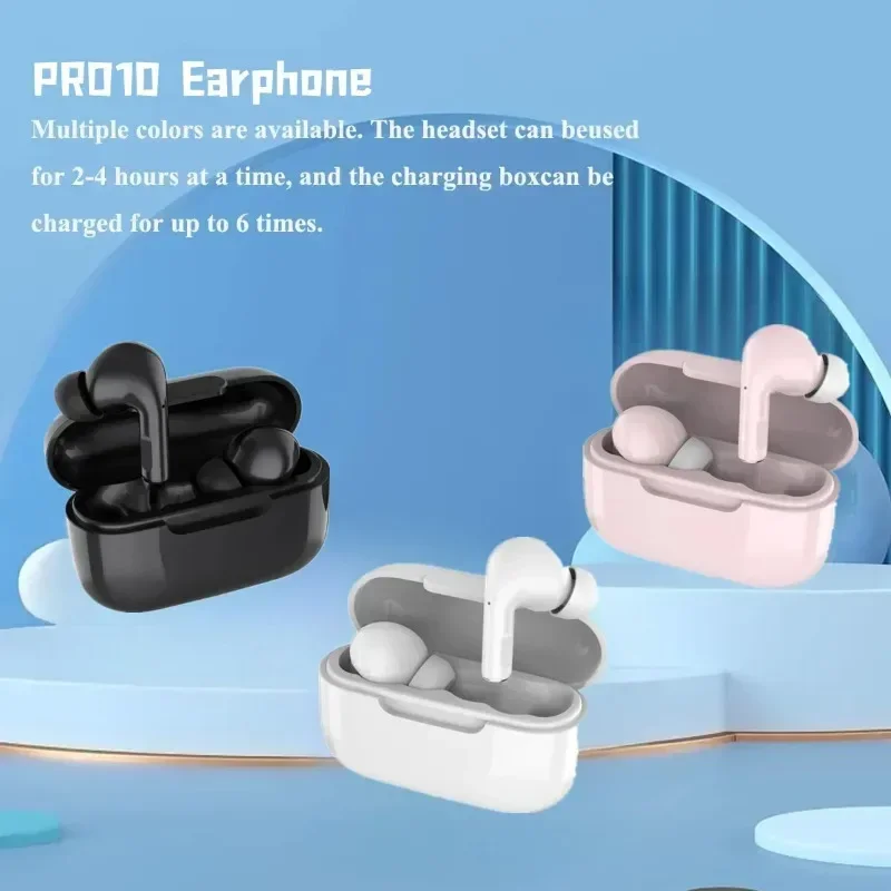 PRO10 TWS Earphone Bluetooth 5.2 Wireless bluetooth headset In Ear Sports Waterproof Headset Stereo Earbuds For Xiaomi iphone