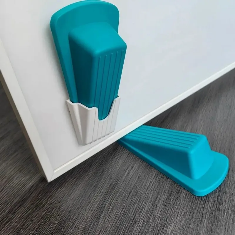 1PC Windproof seat belt storage device, anti-skid door stopper, anti-collision door wedge