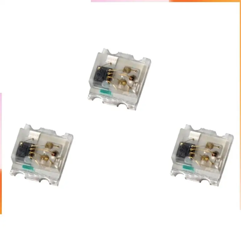 A92Z 200Pcs WS2812 2020 LED Chip 4Pins Mini White PCB Addressable Digital RGB Full Color LED Chip DC5V For LED Strip Screen