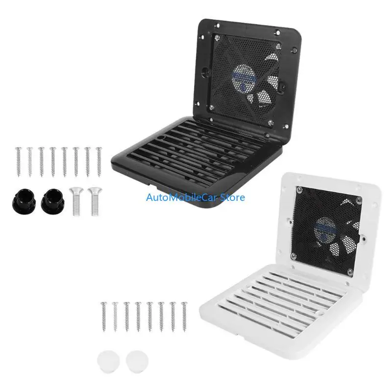 G8TE High Performances Motorhomes Side Vent Fan 12V Waterproof Air Exhaust System For Campers Trailer Marine Vessel Bathroom