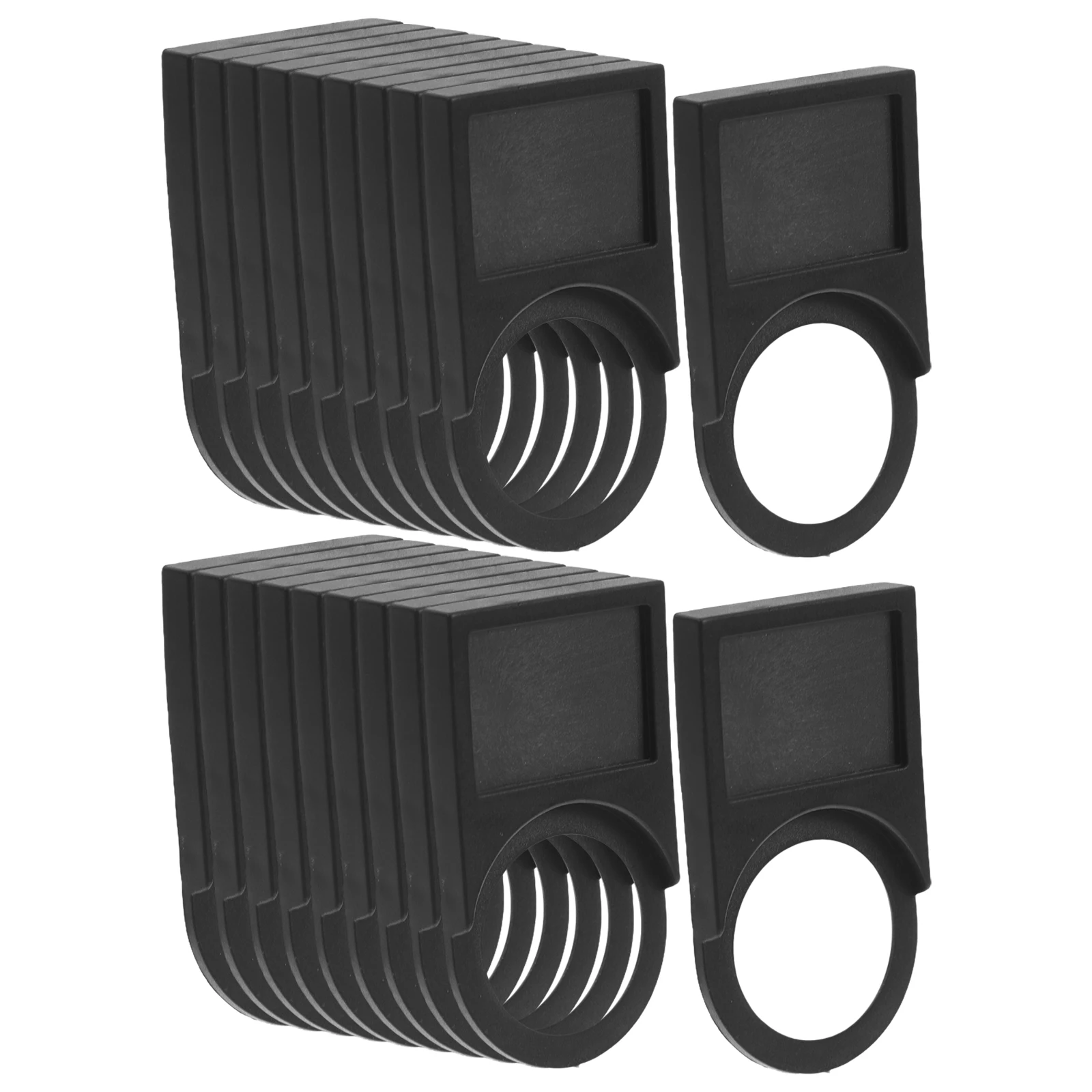 

50pcs Switch Sign Board Plastic Label Indicator Light Notice Communication Small Compact Design Easy Installation