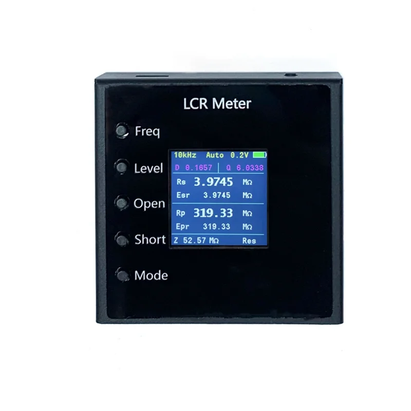 A31R-LCR- P1 100KLCR Tester Mini Smart Tweezers LCR SMD ESR Tester Resistance Capacitance Inductance Continuity Tester
