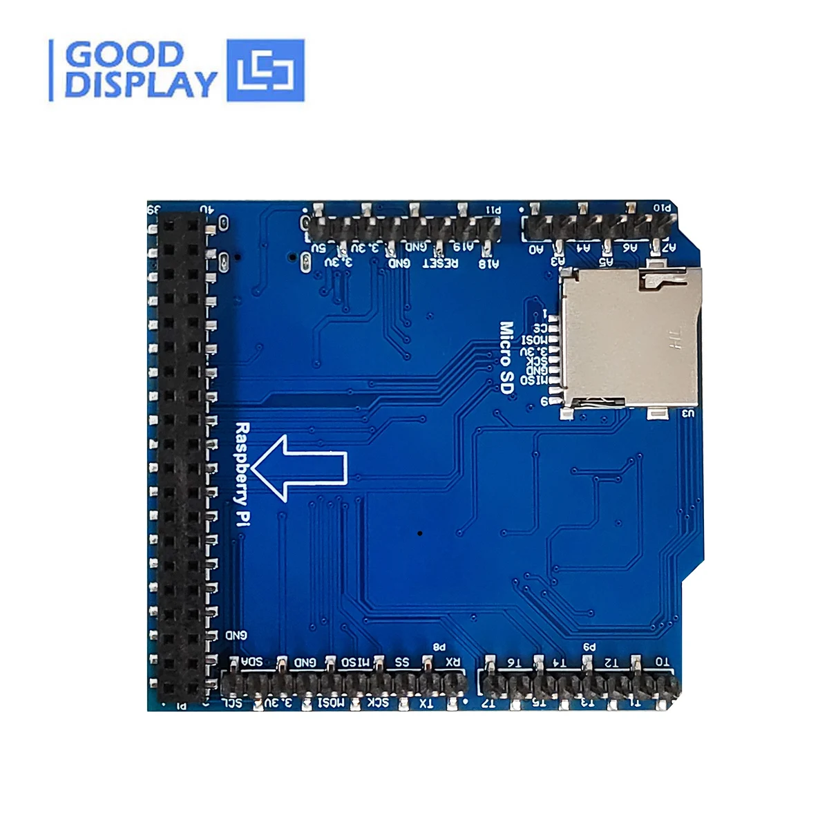 SPI E-Paper Adapter Board met Touch Front Light SD-kaart voor Raspberry Pi & ESP32 E-Ink HAT, ESP32-FTS02