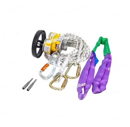 Electric lift and descent device, electric climbing rope machine, 30m and 50m, portable hoist for heavy lifting at height