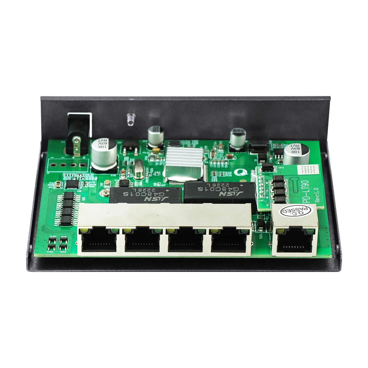 2026unique Commercial Gigabit IEEE802.3af/at/bt 4 Port POE Switch Extender