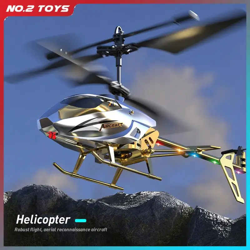 Light-Up 3.5CH RC Helicopter XK913 - Fall Resistant Remote Control Plane - Kids Flying Toy Boys Gifts