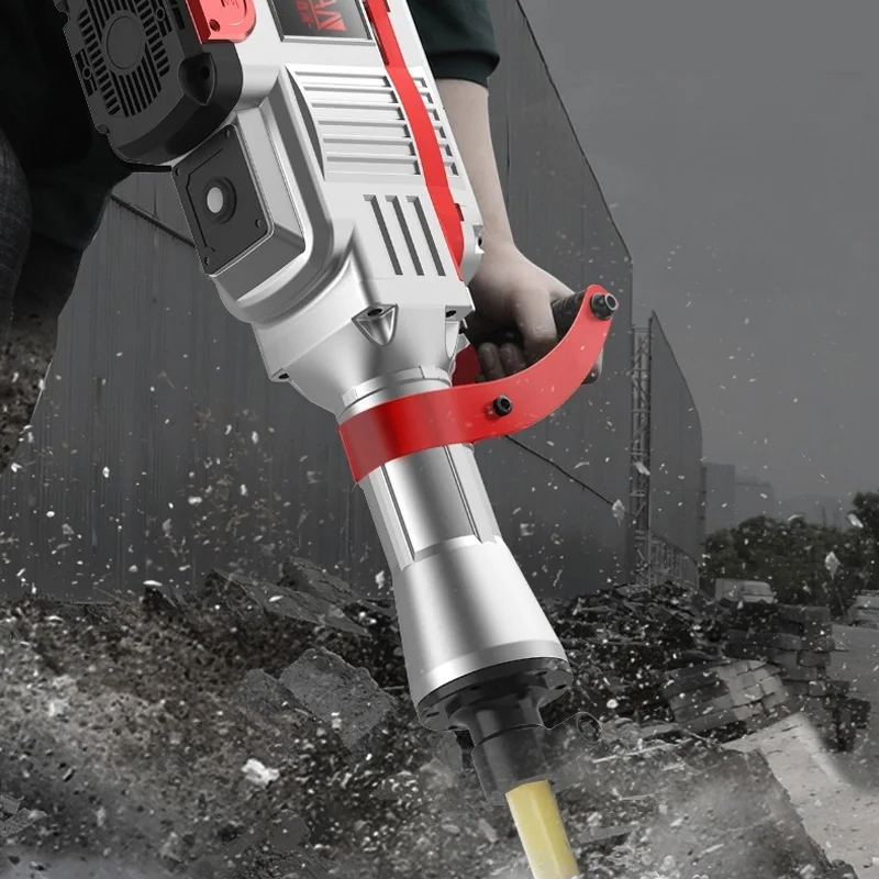 Qwinn Concrete Breaker Jack Hammer Heavy Duty Electric Demolition Hammer Electric Pick For Road Concrete Demolitio