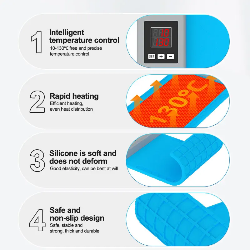 SUNSHINE LS3 Mini Portable LCD Screen Remover Intelligent Temperature Control,for Mobile Phones and Tablet below 10.5 inches