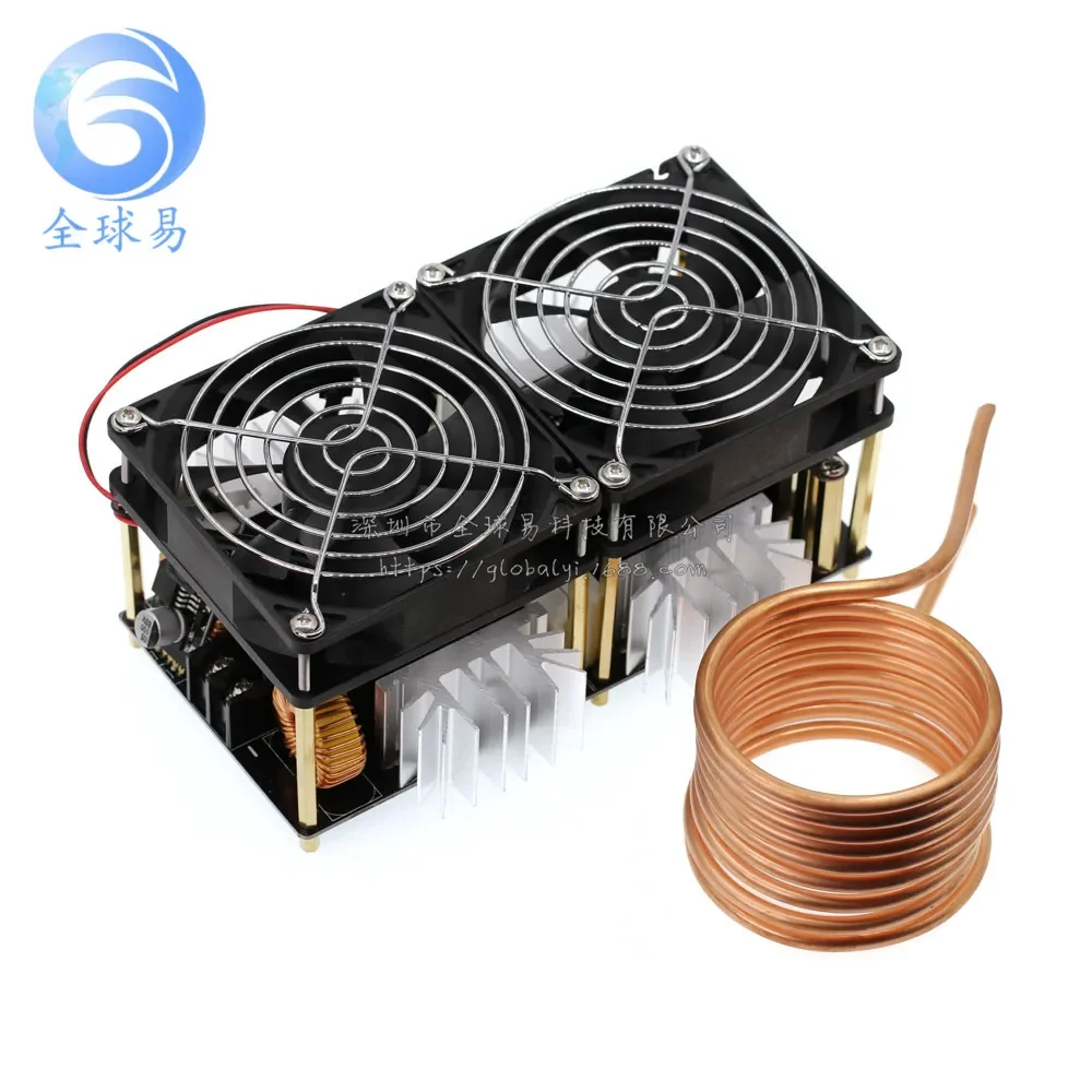 4-tube ZVS high-power ZVS low-pressure induction heating high-frequency heating quenching, 2000W heating plate