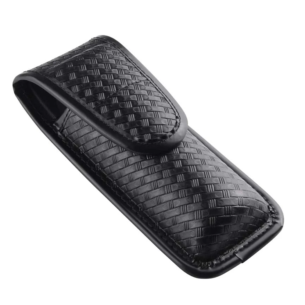 MK4 Hidden Snap OC Spray Pouch, Pepper Spray Pouch, Top Flap, Basketweave Black, Holster Only