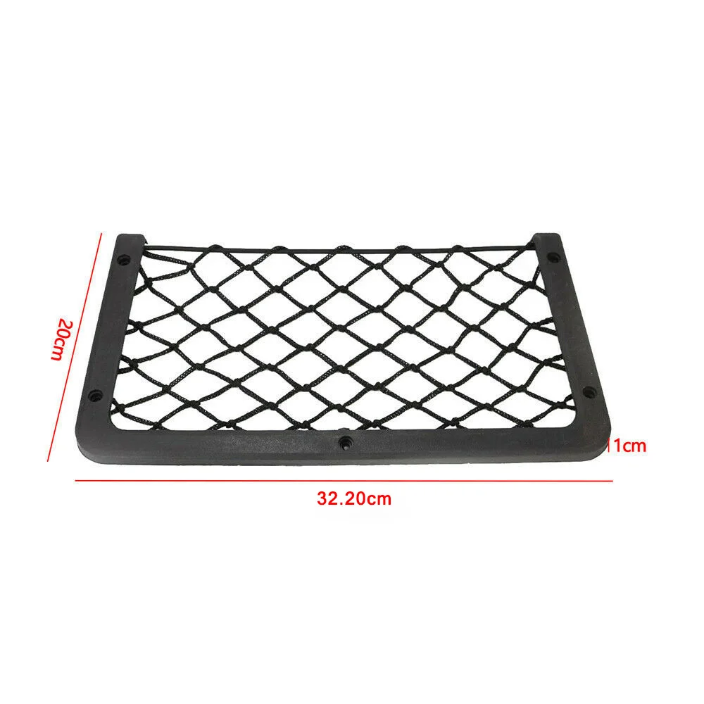 Interior Storage Net Organizer Pocket Storage bag 1 pc 32*21cm Accessories Black Car Seat Caravan High quality