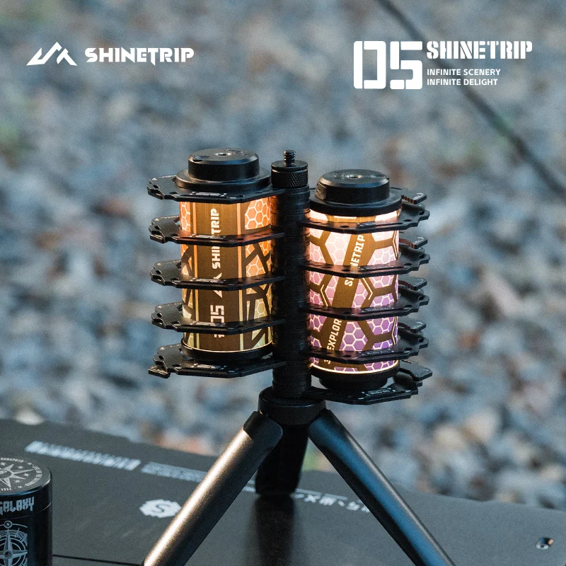 Outdoor Camping Light Array ShineTrip Aluminum Alloy Weatherproof Versatile Multi-Function 19/38 LED Tactical Dome Lamp Bracket