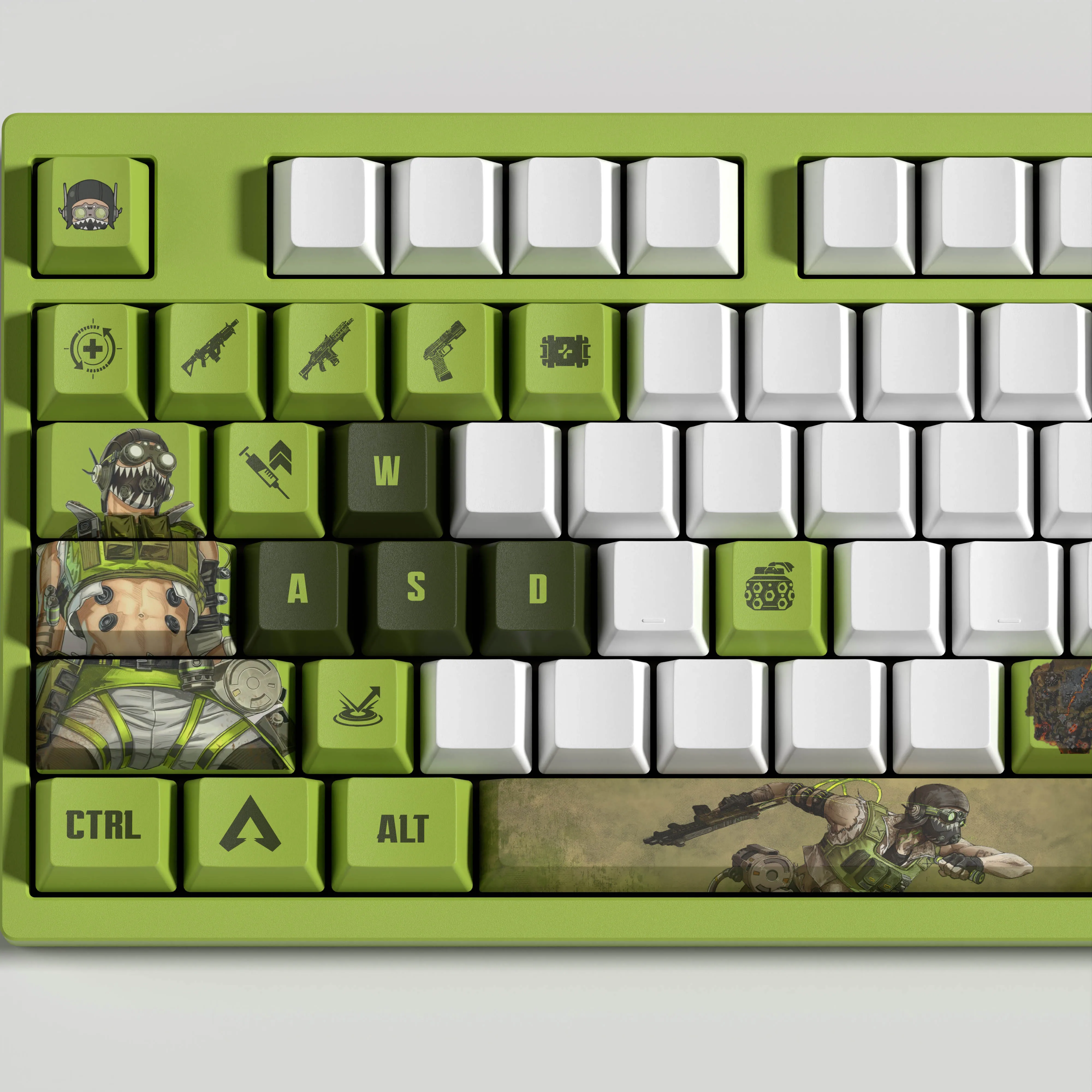 OCTANO-Keycaps para teclado mecânico, Keycaps, OEM Profile, Keycaps para Apex Legends, KEYCAPS, APEX, 29Keycaps
