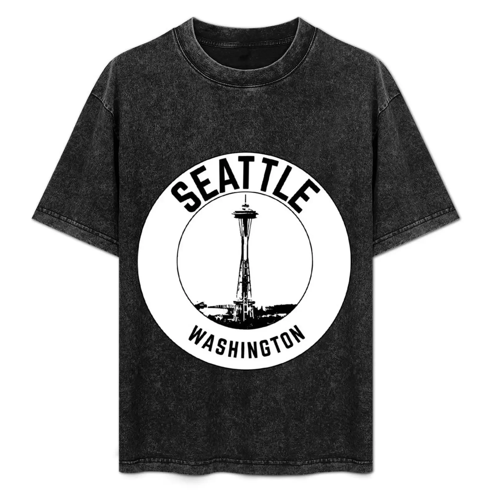 

Seattle Space Needle Travel Sticker T-Shirt shirts graphic vintage t shirts mens clothes