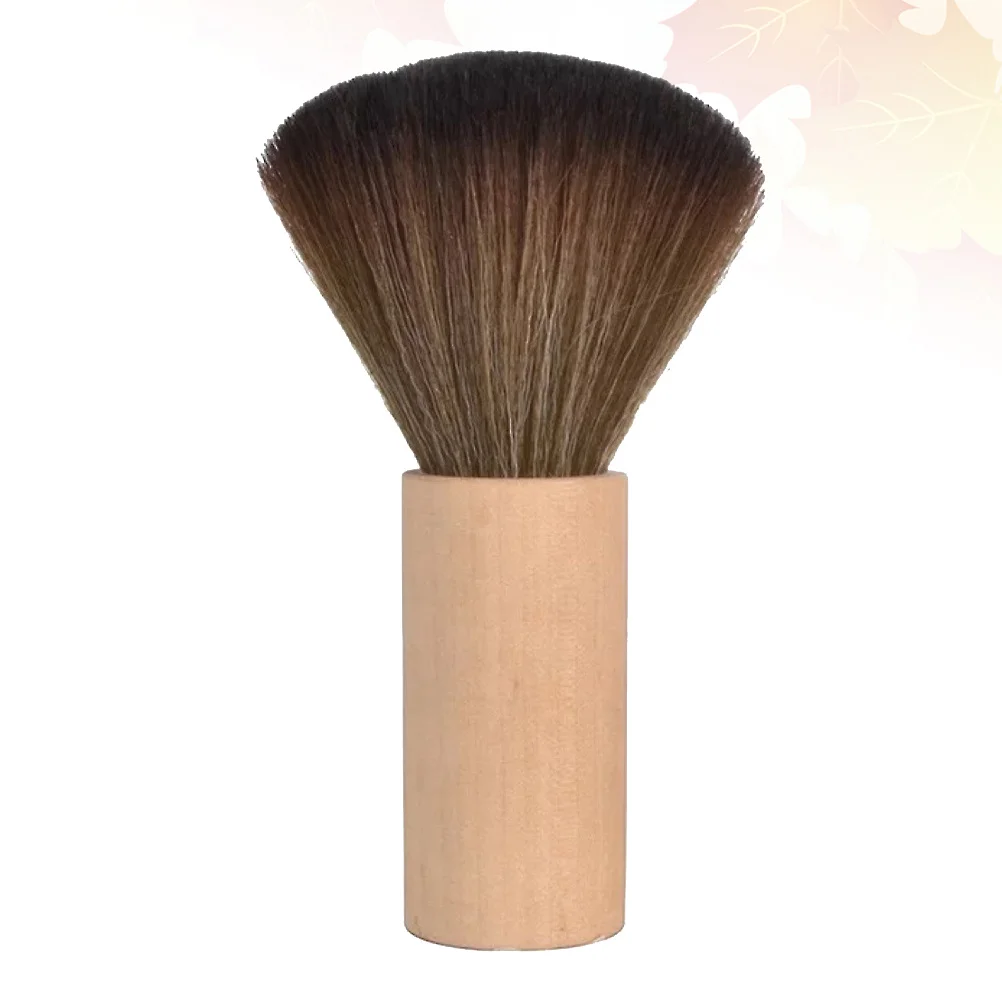 فرشاة تنظيف الشعر ذات شعيرات ناعمة بمقبض خشبي لتصفيف الشعر وتشذيب أداة صيانة الحلاق المحمولة #6