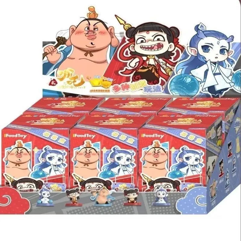 China Hot Anime Movie Nezha Blind Box Nezha Aobing Doll Handmade Cute And Handsome Toys And Children'S Gifts Collection