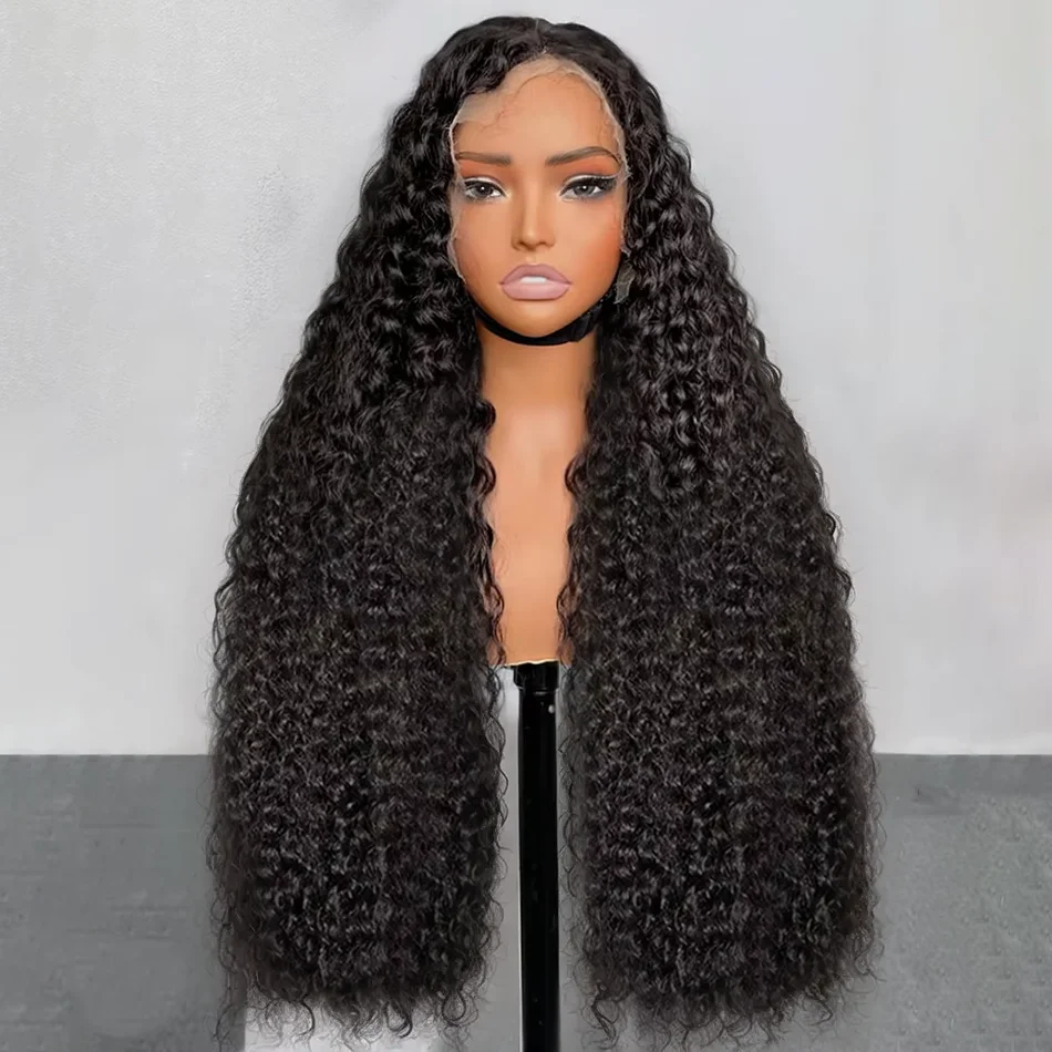 Wigirl 30 40 Inches Deep Wave 13x6 HD Transparent Lace Front Human Hair Wig Glueless 13x4 Curly Wave Lace Frontal Wigs For Women