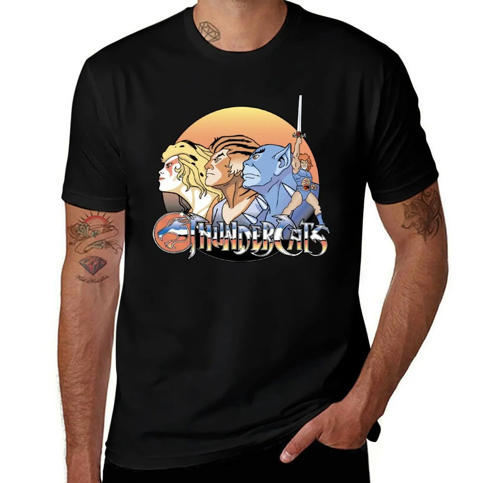 Thunder Kittens T-Shirt Modern Print Casual T-Shirt