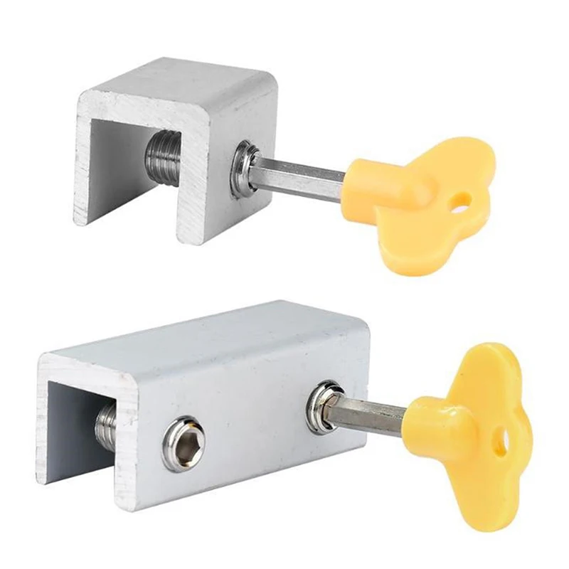 Window Security Key Lock Sliding Doors Windows Restrictor Child Safety Anti-theft Door Stopper Household Improvement Hardware