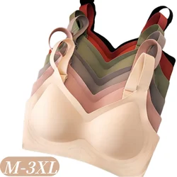 Seamless Bras For Women Padded Push-up Bra Sexy Lingerie Sports Bra Tops Non-wire Underwear Ladies Soft Comfort Intimates M-3XL