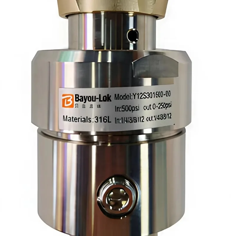 316L Stainless Steel High Flow Pressure Reducing Valve Industrial Gas Regulator For Gas Distribution System