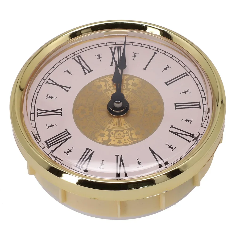 Brand New Quartz Clock Insert Replace Accessories Metal Numerals Plastic Precision Premium Roman Arabic Clear Lens