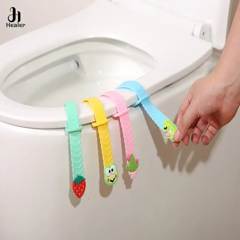 Coperchio del water sollevatore sedile maniglia supporto coperchio del water strumento di sollevamento anello del sedile Flapper bagno sanitario Closestool supporto coperchio del sedile del water