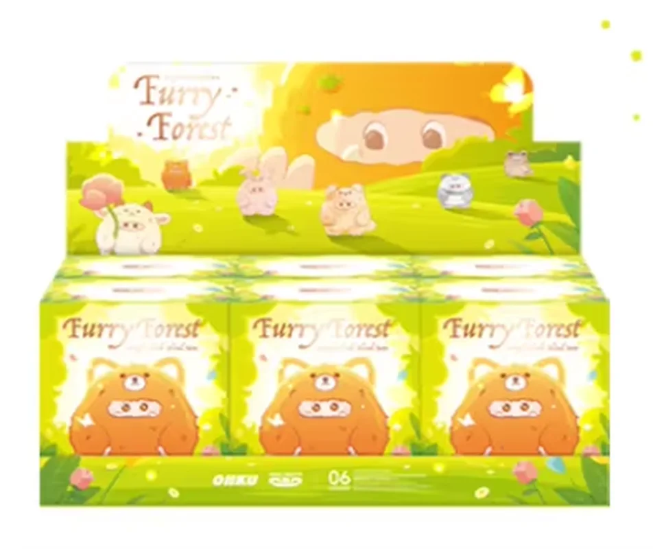 

Натуральная виниловая плюшевая слепая коробка Holiday Genuine Ohku Fluffy Monster 2-го поколения Furry Forest Series Vinyl