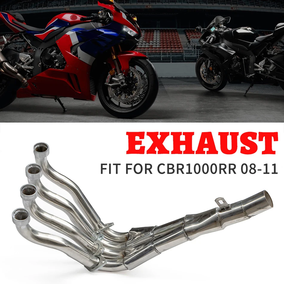 Fit For Honda CBR1000RR 2008 - 2016 Motorcycle Front Exhaust Tube Pipe CBR 1000 RR 2010 2011 2012 2013 2014 2015