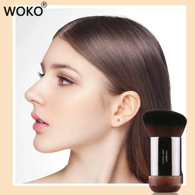 M112 Travel Foundation Brush Magic Foundation Liquid Buffing Brush High Quality Angled Kabuki Foundation Concealer Makeup Brush