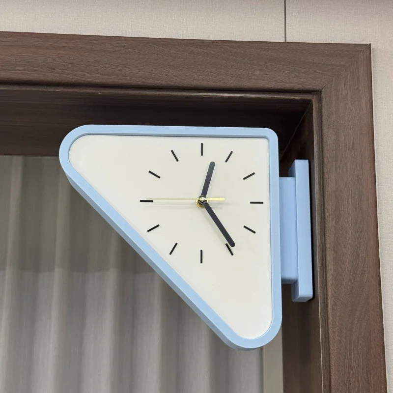 Two Sided Wall Clocks Modern Simple Silent Wall Clocks Exquisite Durable Filleted Corner Watches Home Decoration Furniture