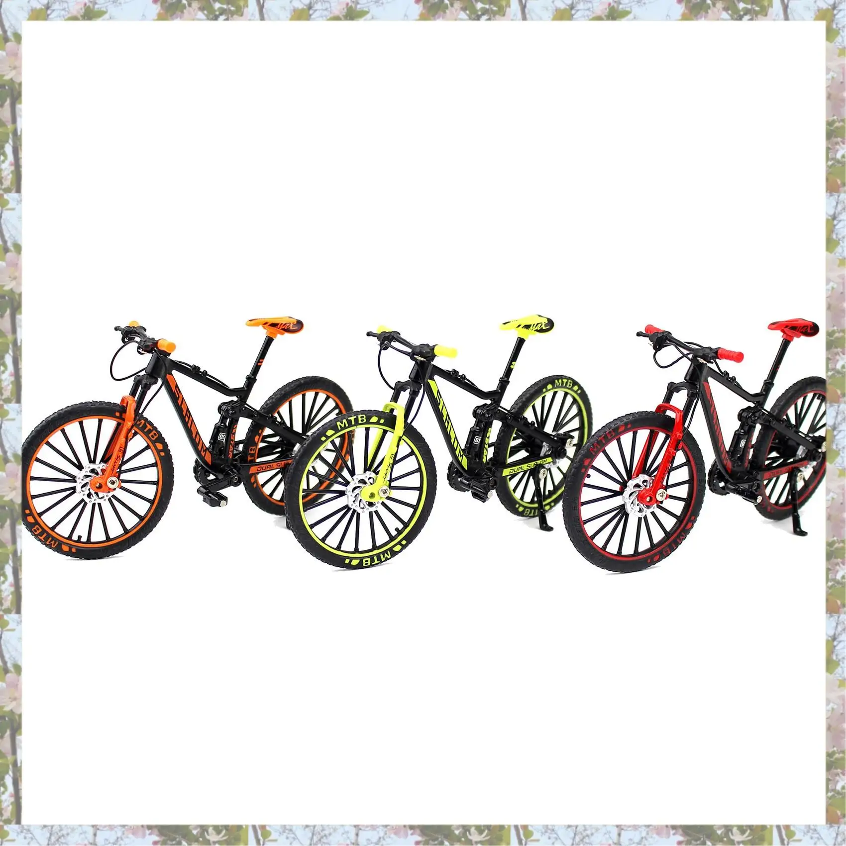 X18A-Mini 1:10 Legering Fietsmodel Diecast Metalen Vinger Mountainbike Downhill Fiets Volwassen Collectible Kinderen