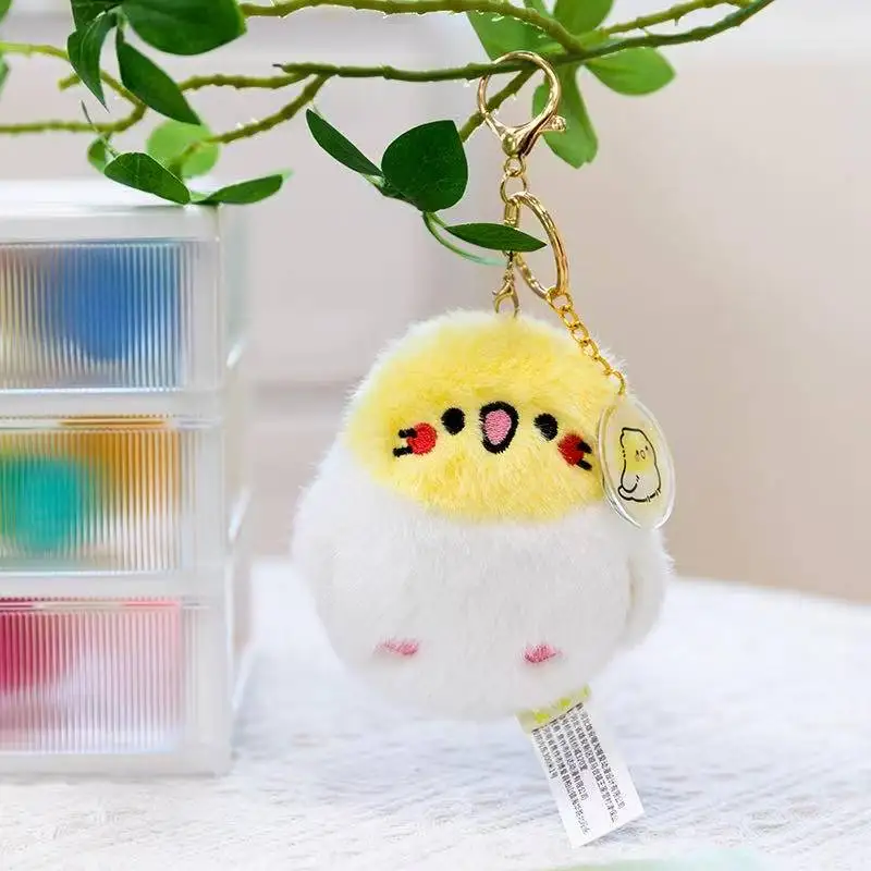 Nieuwste Fat Bird Rugzak Hanger Sleutelhanger Kawaii Gevulde Knuffel Pop Cartoon Anime Leuke Cadeau Pop voor Vrienden Vakantie Pop