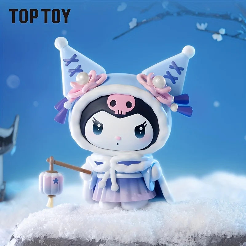 TOPTOY Sanrio cuatro estaciones serie de ropa china figura caja ciega Cool Lomi Hello Kitty adornos de escritorio regalo de cumpleaños lindo T
