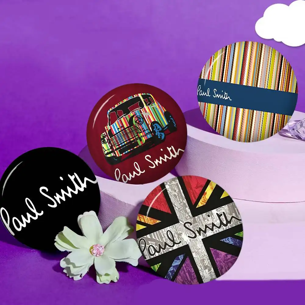 Fashion P-Paul S-Smith 58mm Handmade Brooch Cartoon Cosplay Badge on Backpack Jewelry Accessories Gifts