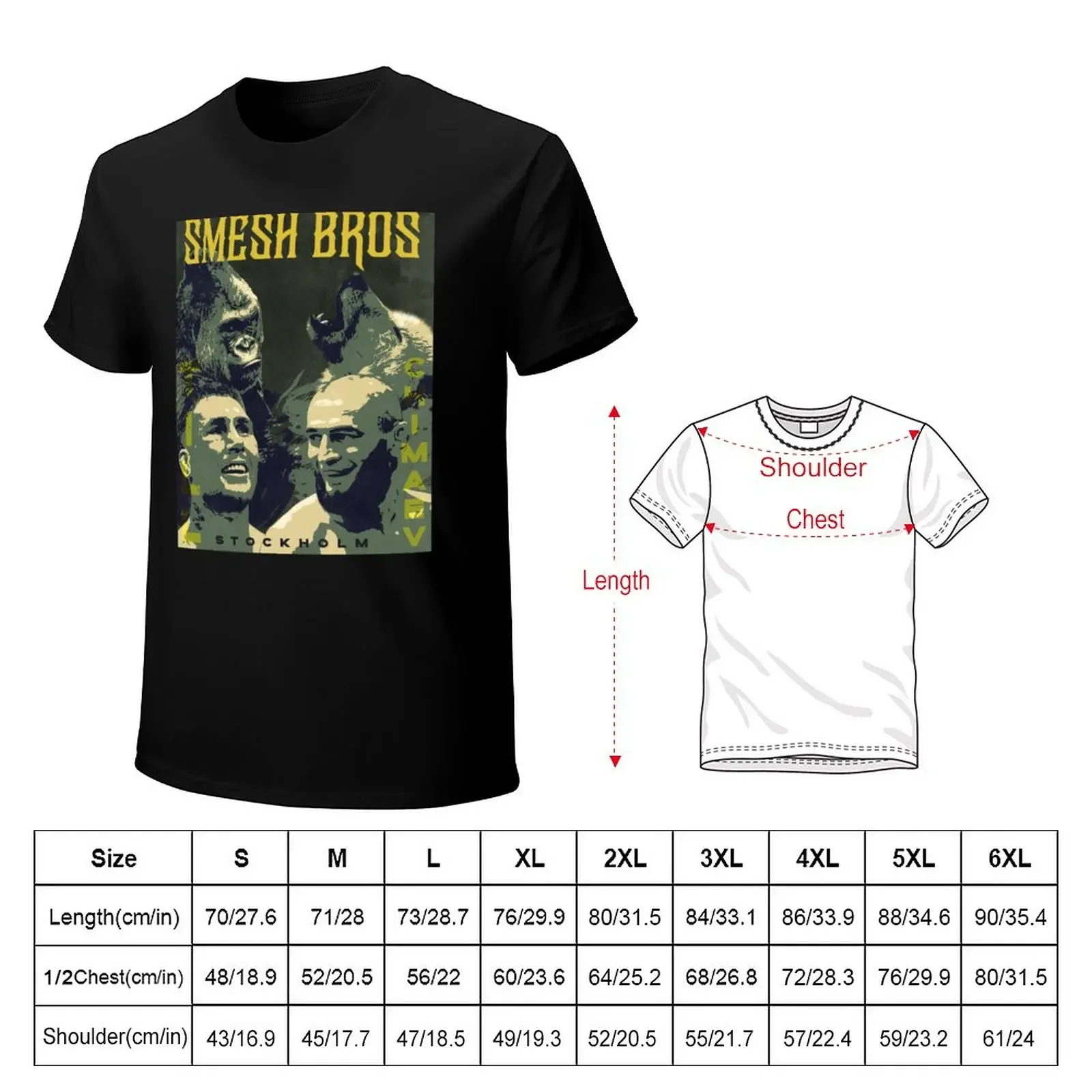 Darren Till, Khamzat Chimaev, Smesh Bros, Gifts For  Fans T-Shirt blacks t shirts for men