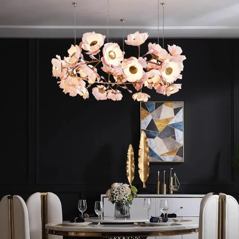 

Modern light luxury Dining room chandelier lighting Ceiling lamps hanging light led chandeliers for the living room indoor light