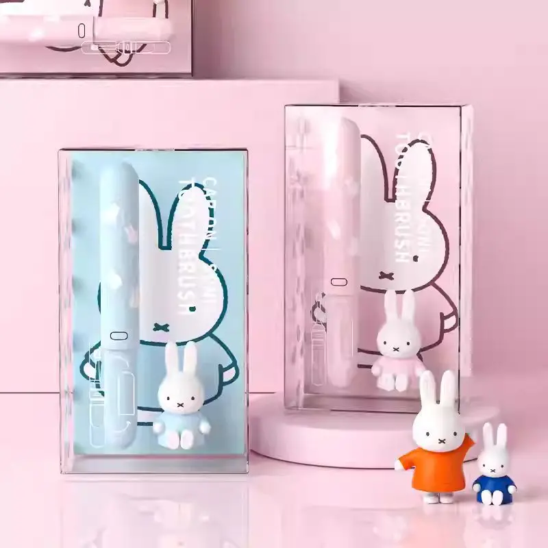 Miffy Miffy I4 Power-driven Toothbrush Fluff Adult Acoustic Wave Type Long Battery Life   Travel Portable Suit Cartoon Lovely