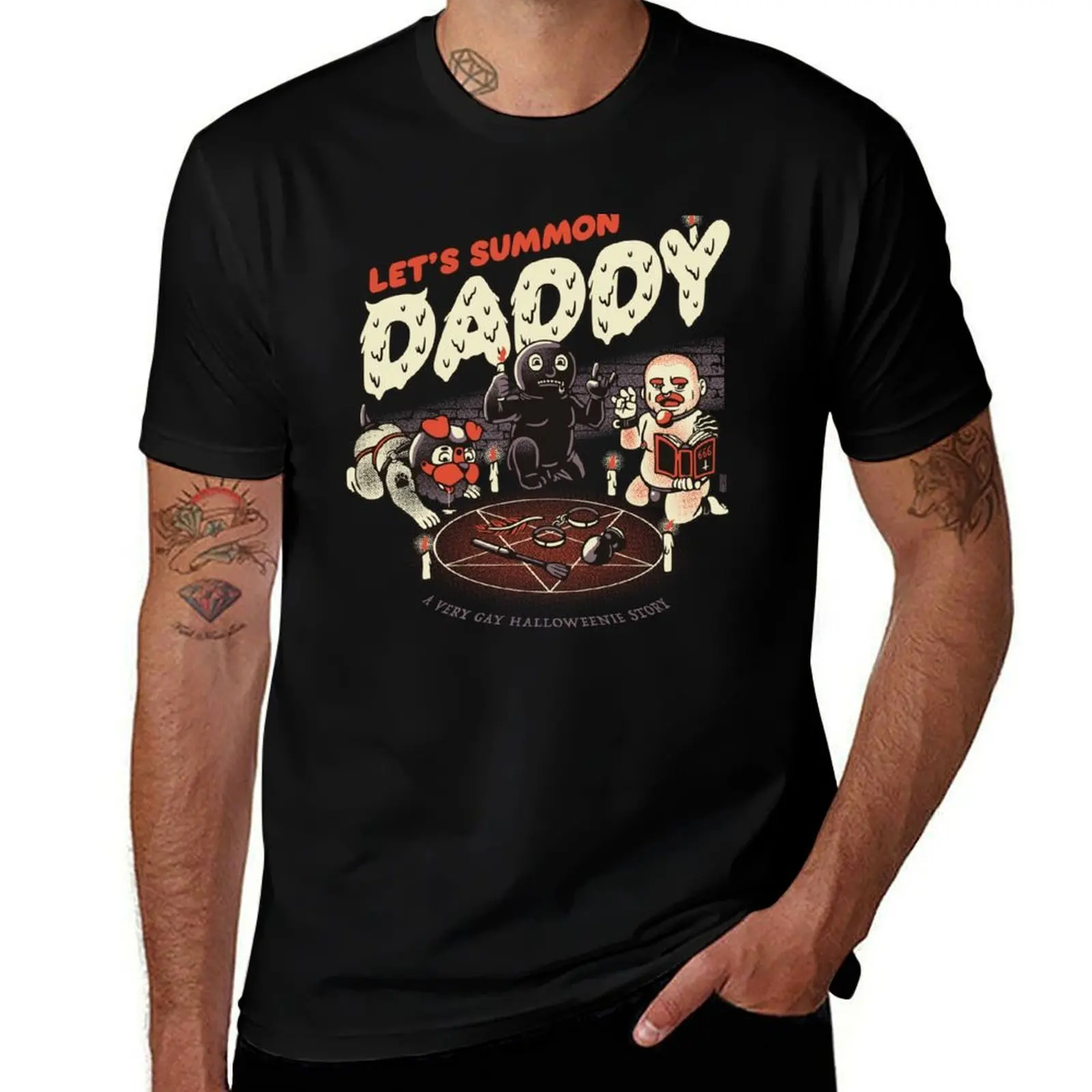 

Let's Summon Daddy T-Shirt man t shirts for men casual man t shirts high quality luxury brand T-Shirt