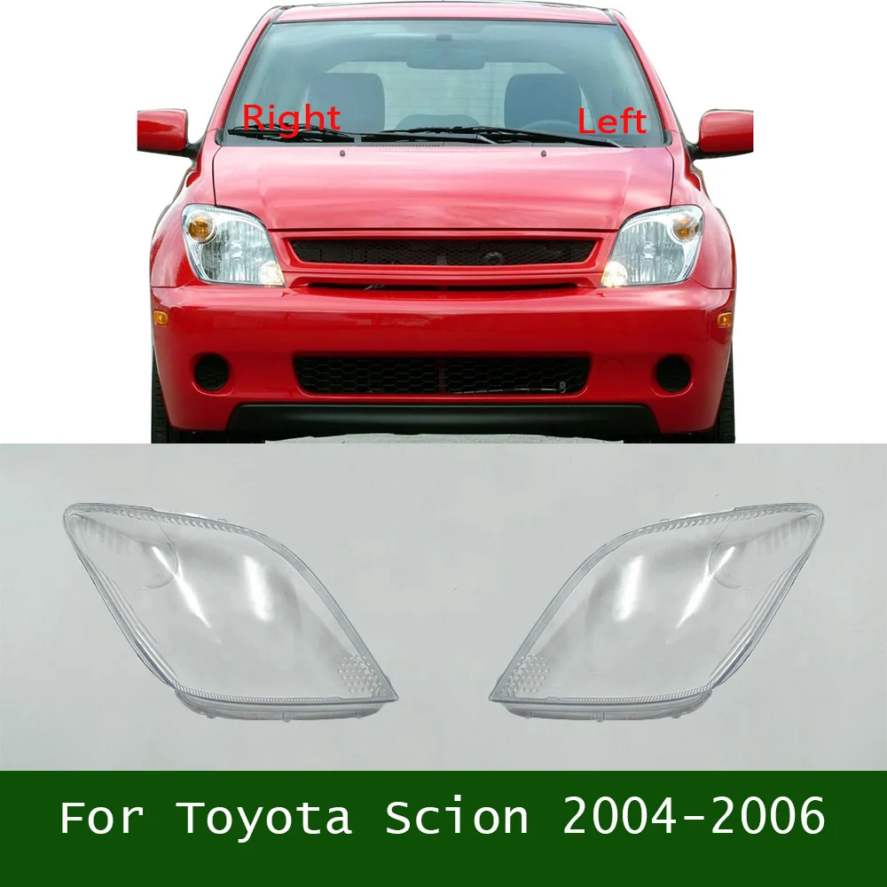 

Headlamps Cover Transparent Lampshade Lamp Shell Masks Plexiglass For Toyota Scion 2004-2006