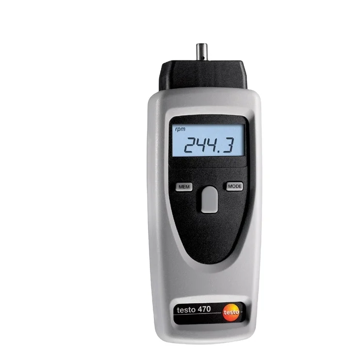 

Testo 470 - Non Contact and Mechanical Tachometer