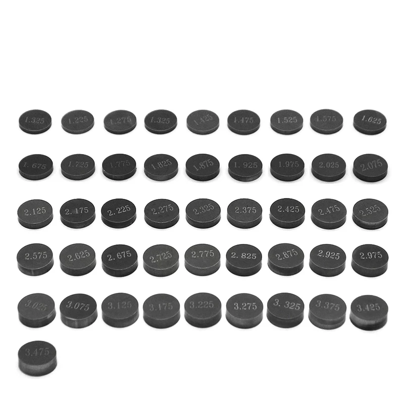 Kit de cales de Valve réglables pour moto, 9.48mm, 46 pièces, pour Yamaha FJR1300 VMX1700 YZ450F WR450F YFZ450 YFZ450R YFZ450X YP400 majesté