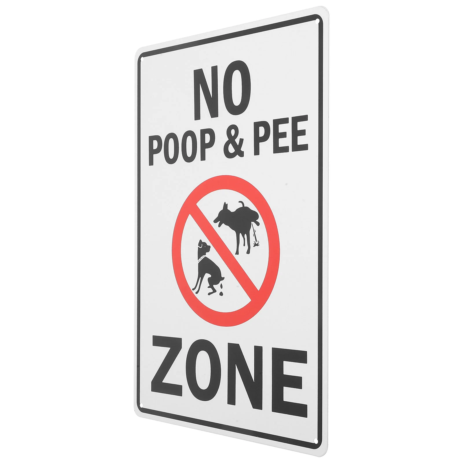 

No Pee or Poop Sign Outdoor Dog No Peeing Sign Dog Walking Warning Sign Park Warm Tip Sign dog sign dog no pooping sign