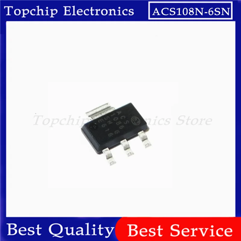 10pcs ACS108-6SN-TR ACS108-8SN-TR ACS108-5SN-TR ACS108-8SN ACS108-5SN ACS108-6SN ACS108 108-6S SOT-223